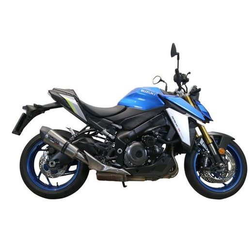 Slip-on exhaust GPR NEW GRAND PRIX EVO TITANIUM E5.S.192.GPAN.TO Brushed Titanium including removable db killer and link pipe