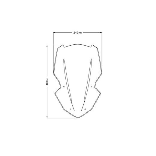 Windschirm PUIG NEW. GEN TOURING 9392W transparent