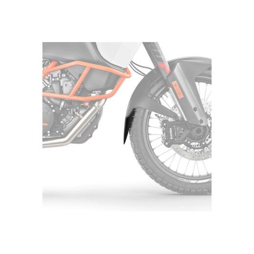Front fender extension PUIG 20475N schwarz