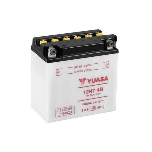 Conventional 12V battery NO ACID YUASA 12N7-4B