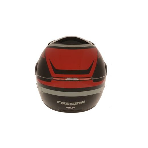 Jet helmet CASSIDA REFLEX schwarz/rot/grau M