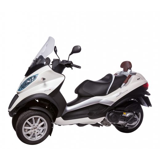 Komfortsitzbank SHAD SHV0M2320 schwarz/weiss, Nähte blau