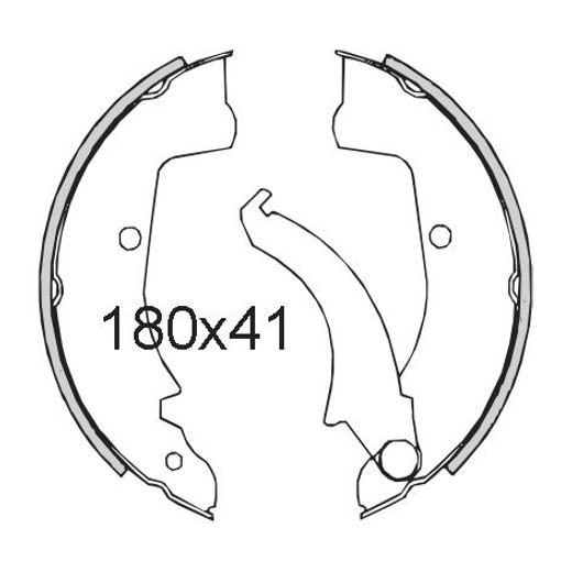 Bremsbacken RMS 225120251