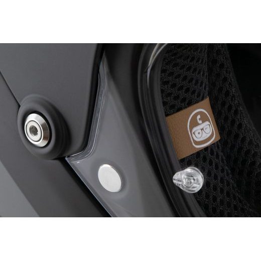 Motocross Helmet CASSIDA FORMX FLATOUT black matt/ dark grey/ black matt peak XL