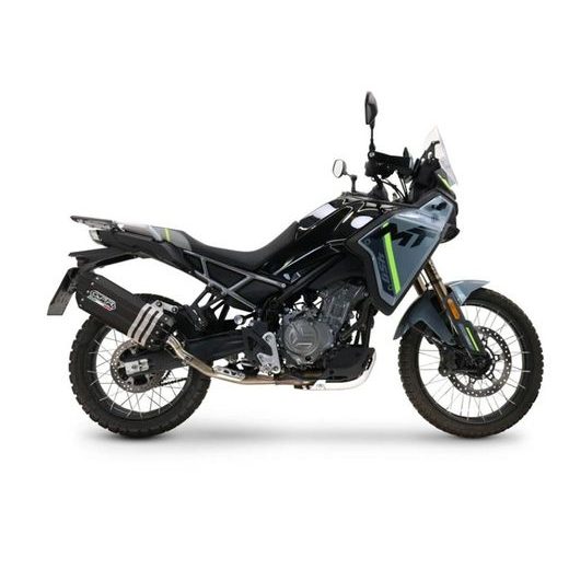 Slip-on exhaust GPR HYPER SONIC BLACK TITANIUM E4.BM.99.1.HYSOBLK Matte Black including removable db killer and link pipe