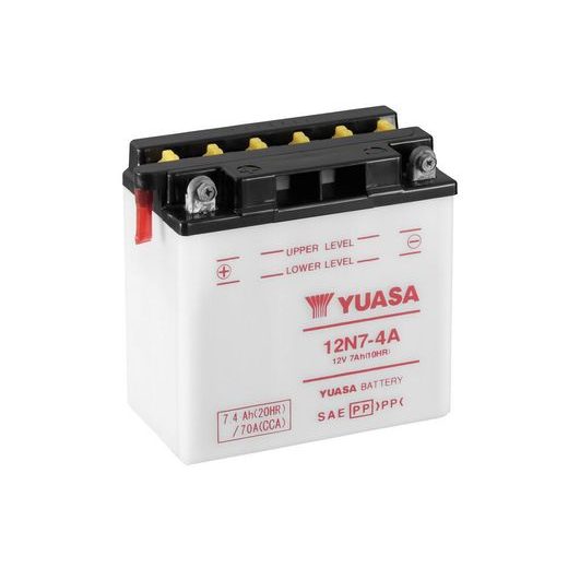 Conventional 12V battery NO ACID YUASA 12N7-4A