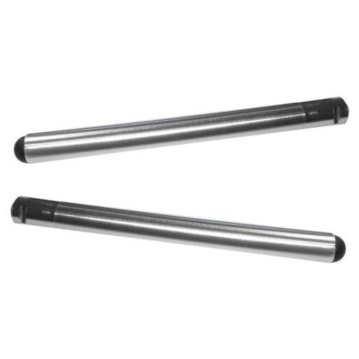 Clip-ons ACCOSSATO aluminium, 280mm with caps, Silver