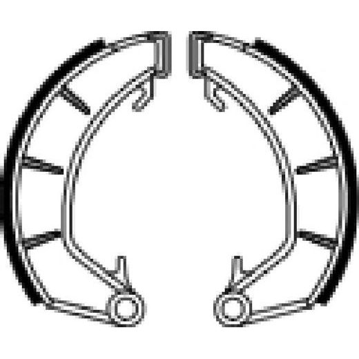 Bremsbacken FERODO 225129217