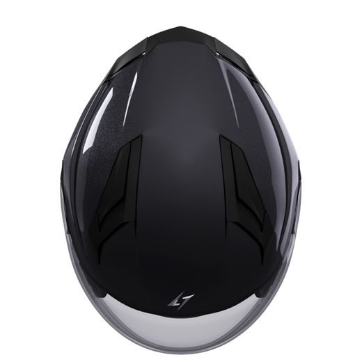 Open face helmet STORMER RUN black pearly L