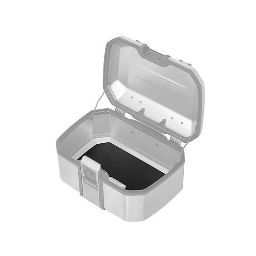 Complete set of aluminum cases SHAD TERRA, 55L topcase + 36L / 36L side cases, including mounting kit and plate SHAD Voge 650DS / 650DSX