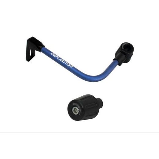 Lever guard ACCOSSATO with blue hose and joint left, aluminium