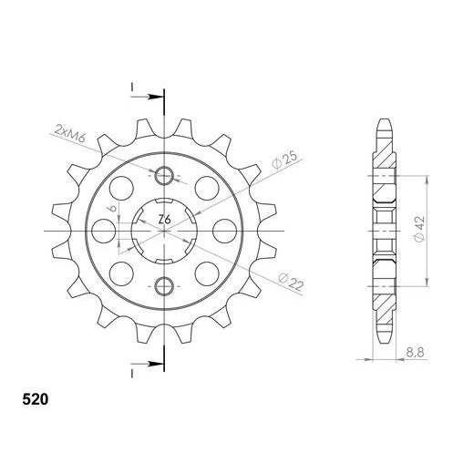 Ritzel SUPERSPROX CST-276:16 16T, 520