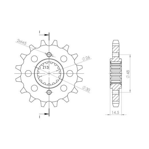 Ritzel SUPERSPROX STEALTH CST-339:16.3 16T, 530