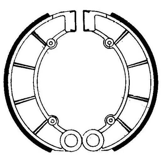Bremsbacken FERODO 225129010