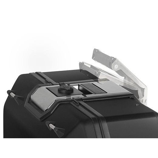 Complete set of SHAD TERRA TR40 adventure saddlebags and SHAD TERRA BLACK aluminium 55L topcase, including mounting kit SHAD CF Moto 800MT