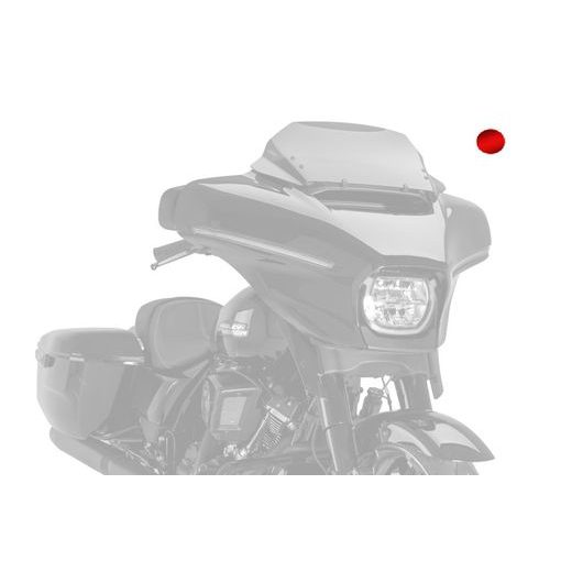 Windschutzscheibe PUIG HIGH-ROAD SPORT 22109R rot