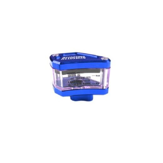 Fluid reservoir ACCOSSATO vertical or horizontal oil spills included blau