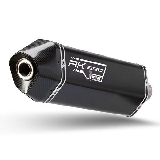 Auspuff komplett 2x1 MIVV SPEED EDGE O.009.LRB Steel black