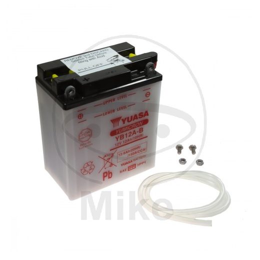 Motorradbatterie YUASA YB12A-B