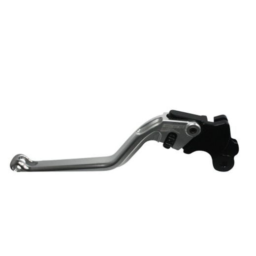 Clutch Lever ACCOSSATO fixed CNC-worked aluminium, silver