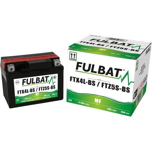 Wartungsfreie Motorradbatterie FULBAT FTX4L-BS (YTX4L-BS)
