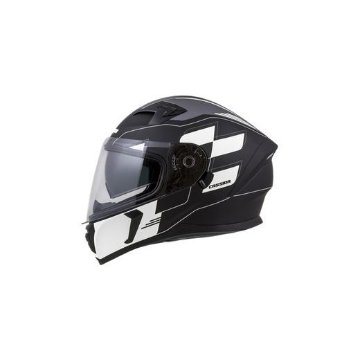 Full face helmet CASSIDA INTEGRAL 3.0 ROXOR white matt/ black/ grey M