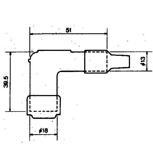 Zündkerzenendstück NGK LB05EPK
