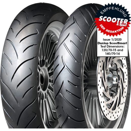 Reifen DUNLOP 110/70-12 47L TL SCOOTSMART