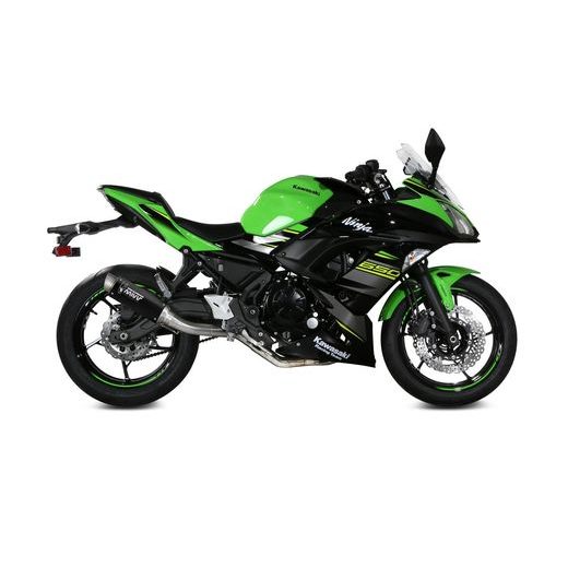 Auspuff komplett 2x1 MIVV GPpro K.044.LXBP Edelstahl schwarz