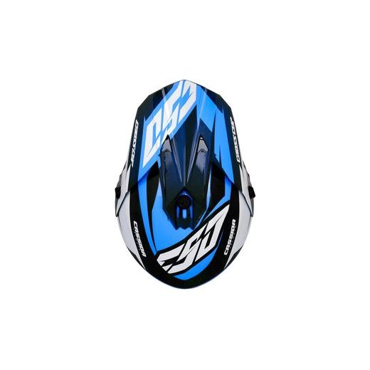 Motocross Helmet CASSIDA CROSS CUP TWO blue/ dark blue/ white XL