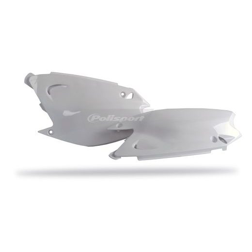 Seitliche Nummernschilder POLISPORT 8601100002 (pair) weiß