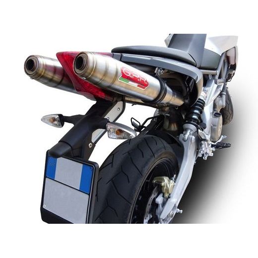 Mid-full system exhaust GPR DEEPTONE D.52.DE Brushed Stainless steel including removable db killer