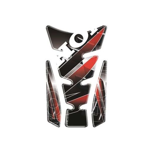 Tank Pad PUIG WINGS 4785P silber mit Seitenteil