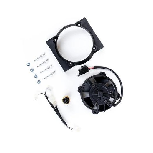 Radiator cooling fan and mounting kit SPAL EP-RFS-PLB20-1TEB with thermoswitch