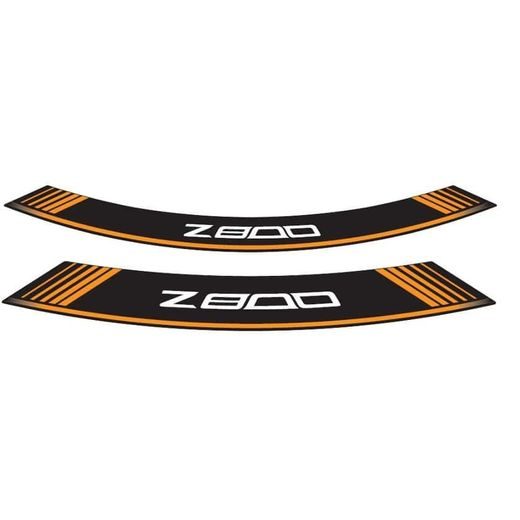 Rim strip PUIG Z800 6561T orange set of 8 rim strips