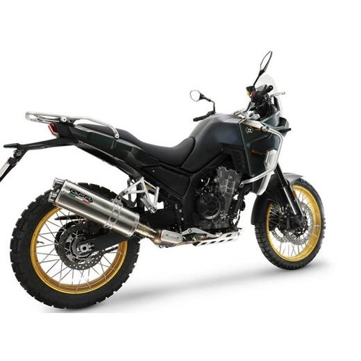 Slip-on exhaust GPR DUAL INOX KOV.1.DUAL.IO Matte Inox including link pipe and removable dbkiller