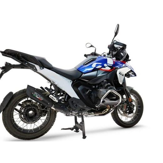 Slip-on exhaust GPR GP-REVO BLACK TITANIUM BM.109.GPRBLTIT Matte Black including removable db killer and link pipe