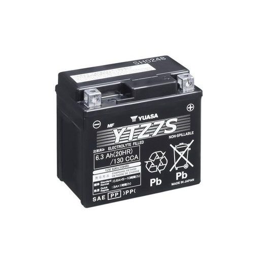 Werkaktivierte Motorradbatterie YUASA YTZ7S