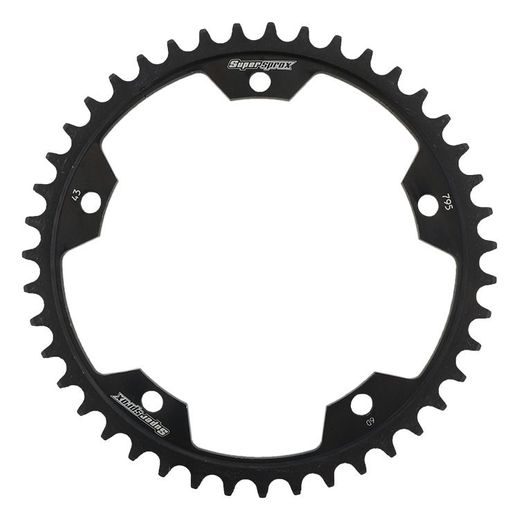 Ketten Rad SUPERSPROX RFE-795:43-BLK schwarz 43T, 525