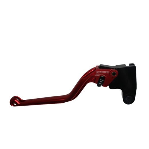 Clutch Lever ACCOSSATO fixed CNC-worked aluminium, red