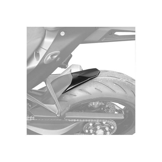 Rear fender extension PUIG 20479J schwarz matt
