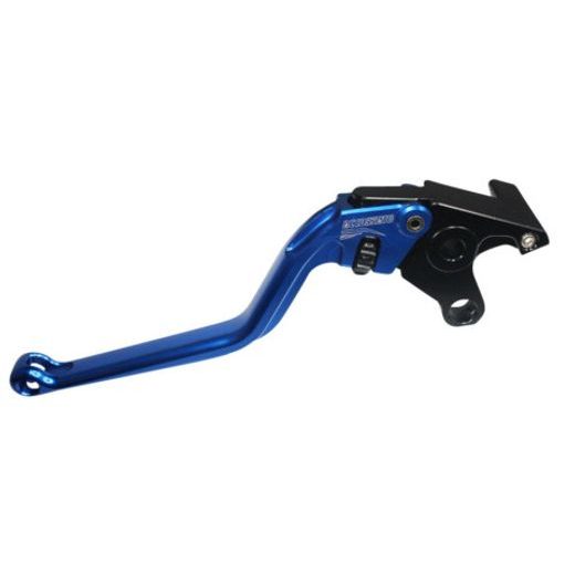Clutch Lever ACCOSSATO fixed CNC-worked aluminium, blue
