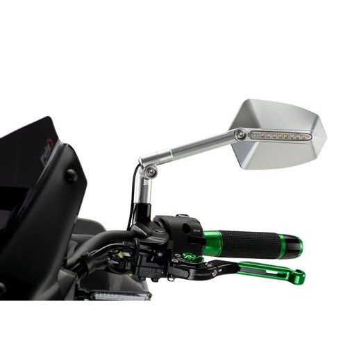 Spiegel PUIG GTI 016DD Aluminium eloxiert links