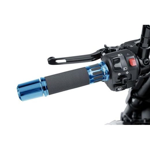 Handgriffe PUIG RACING 8188A blau 123mm