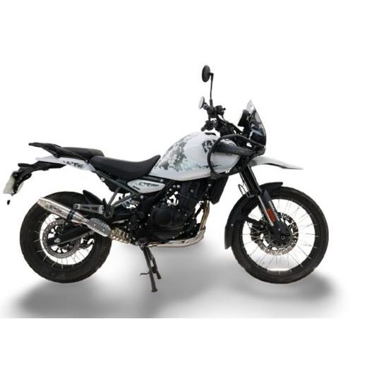 Slip-on exhaust GPR DEEPTONE INOX ROY.15.DE Brushed Stainless steel including removable db killer and link pipe