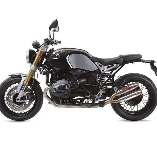 Auspuff komplett GPR DEEPTONE CO.BM.82.E4.CAT.DE Brushed Stainless steel including removable db killer and catalyst