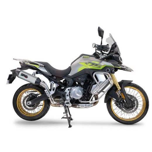 Slip-on exhaust GPR FURORE-X TITANIO VO.9.FUXTIT Brushed Titanium including removable db killer and link pipe