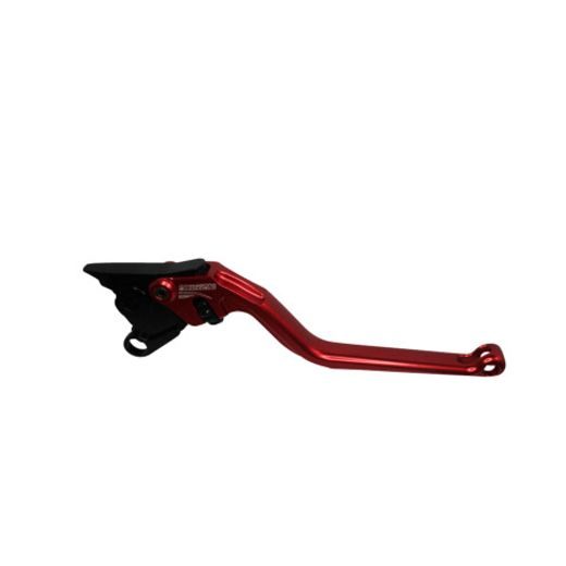 Bremshebel ACCOSSATO fixed CNC-worked aluminium, red