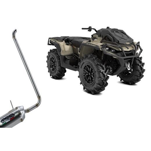 Snorkel kit GPR QUSP.160.8.SNORK Brushed Stainless steel for GPR Pentacross silencer