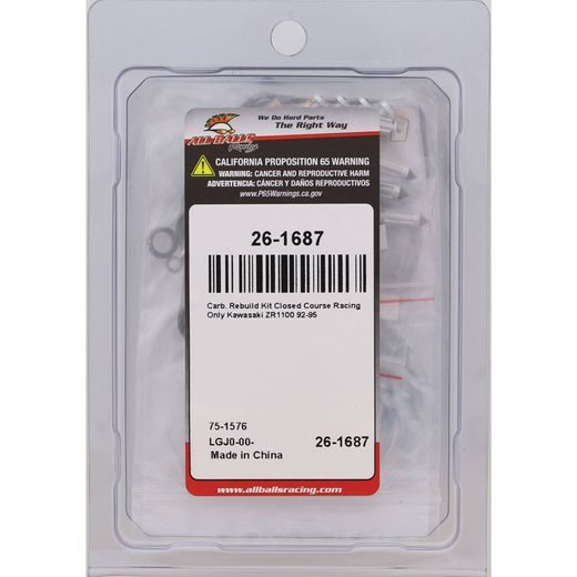 Carburetor Rebuild Kit All Balls Racing CARK26-1687